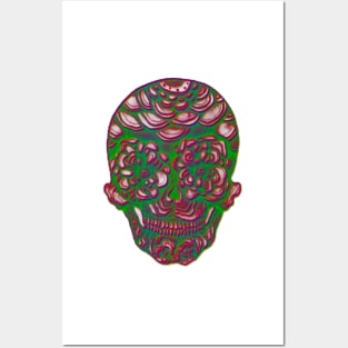 A skull for xmas Posters and Art